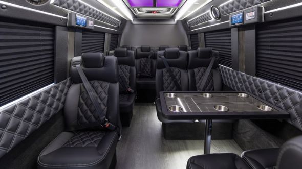 15 passenger sprinter van interior walnut