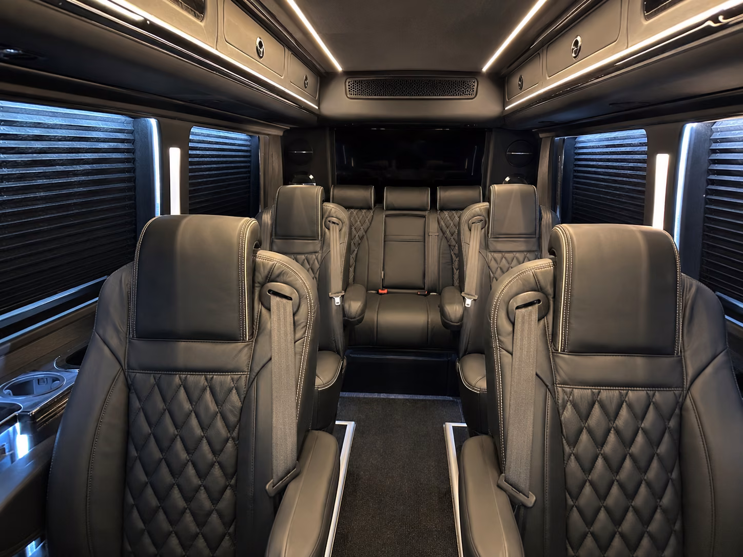 pomona 10 passenger sprinter van interior