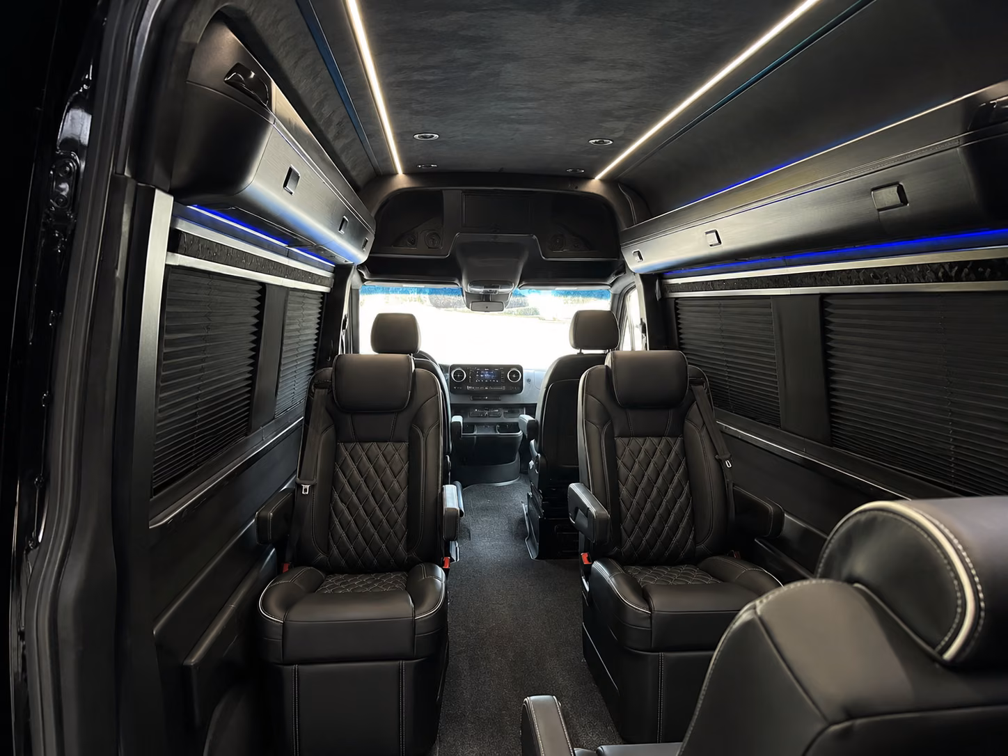 pomona 12 passenger sprinter van interior