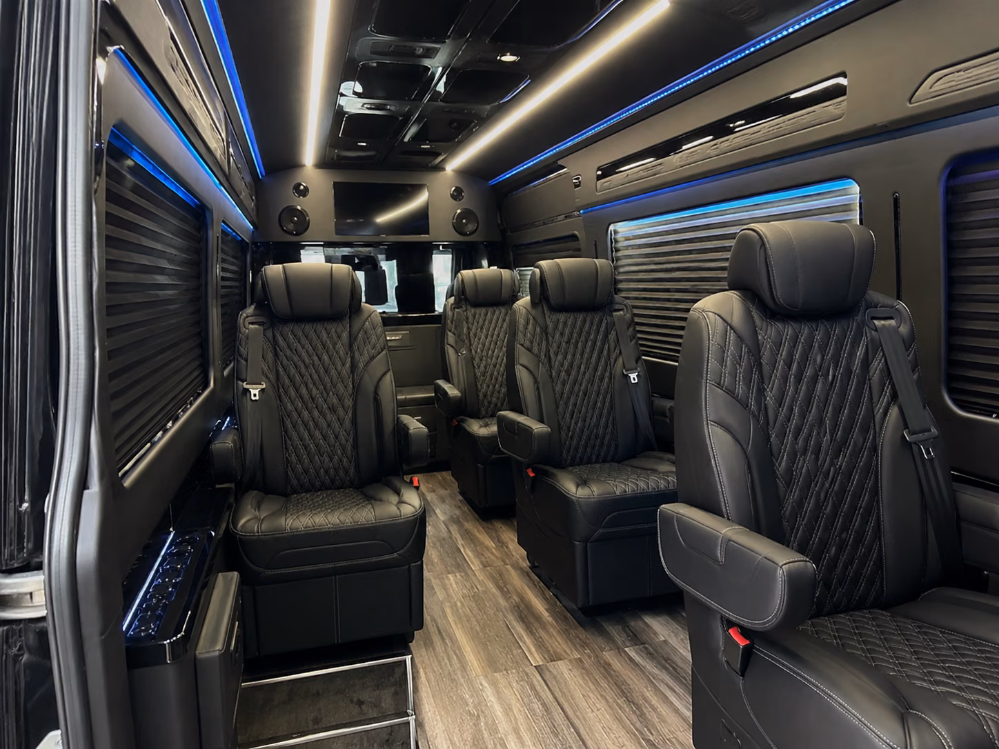 pomona 15 passenger sprinter van interior