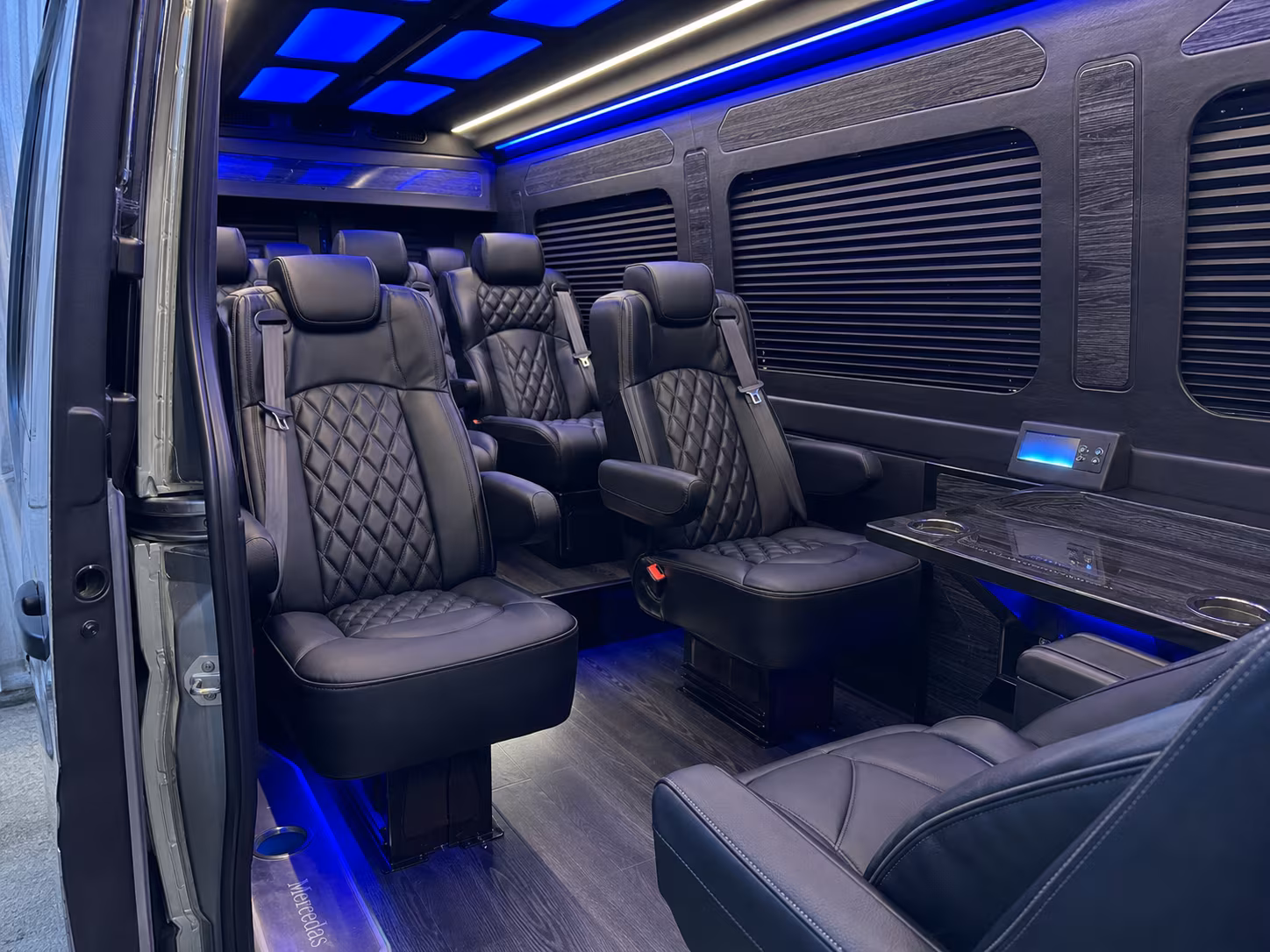 sprinter van transportation for groups and events across pomona